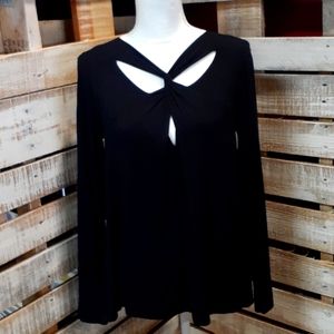 Medium size Black long sleeve shirt by BCBG MAXAZRIA
